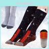 Luxuriöse elektrisch beheizbare Socken mit wiederaufladbarem Akku für winterliche Wärme und Komfort