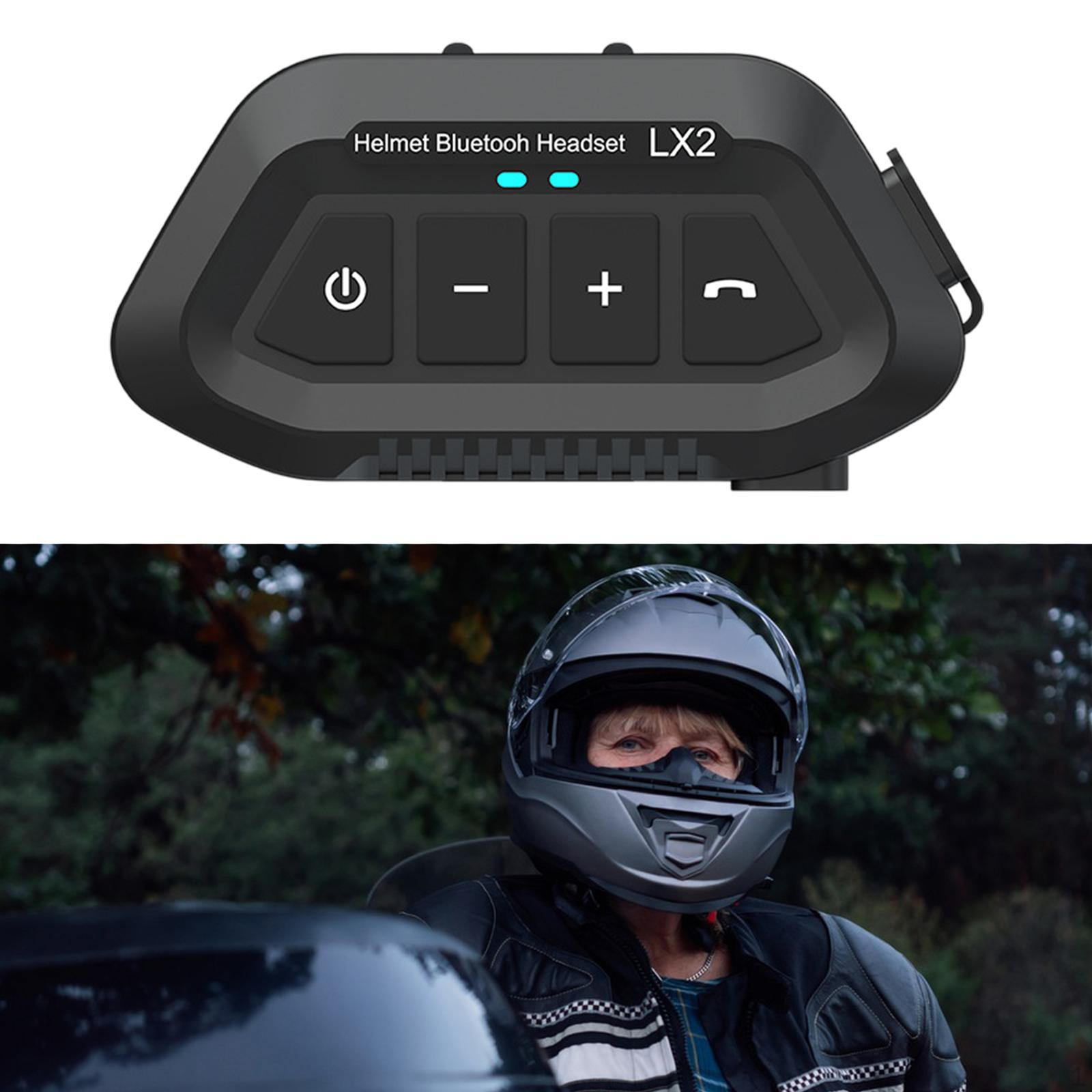

Мотоциклетный шлем с наушниками, универсальная гарнитура LX2 с функцией автоматического ответа