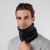 Winter-Halswärmer im koreanischen Stil, doppellagig, mit Fleece gefüttert, für Herren