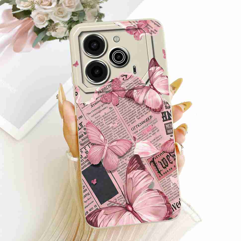 Phone Case For Tecno Pova 6 Pro 5G LI9 Casing Fashion Pattern Soft Silicone Shockproof For Tecno Pova6 Pova 6 Pro Cover Shell