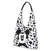 New MESUCA Disney Collaboration Canvas Bag, Shoulder Bag Women's Black & White DHF23807-A