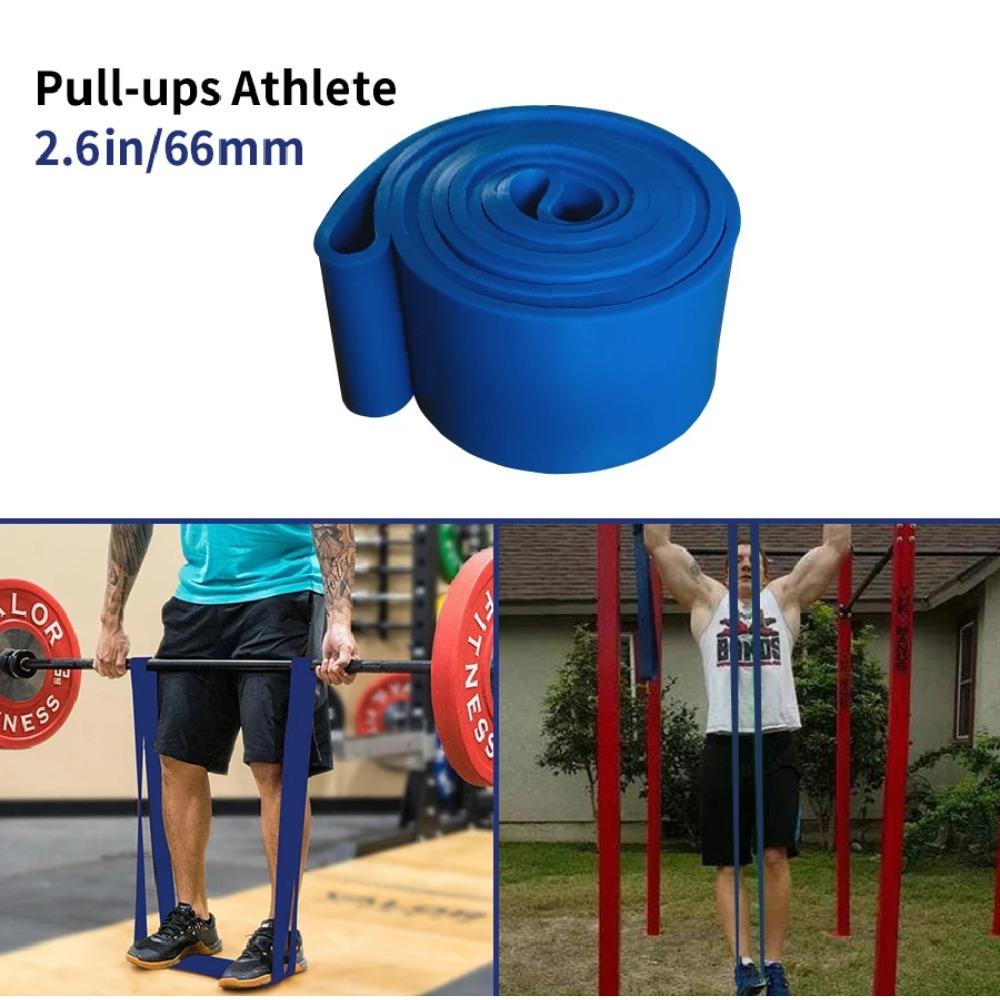 

Сверхмощная латексная лента для упражнений, эластичная лента для занятий спортом, силовая подтягивающая вспомогательная лента для тренировок, пилатеса, оборудование для фитнеса 4.5*66mm