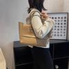 Retro PU Leather Tote Bags For Women Large Capacity Designer Luxury 2026 New Trendy Shopping Bag Korean Version Handbag Women's Bag
