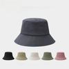 Cotton Bucket Hat Women Men Summer Sun Protection Sunshade Casual For Outdoors