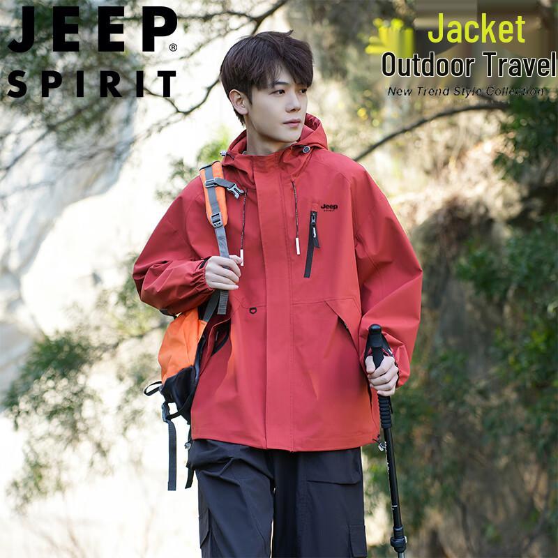

JEEP SPIRIT Men s Hooded Casual Jacket M