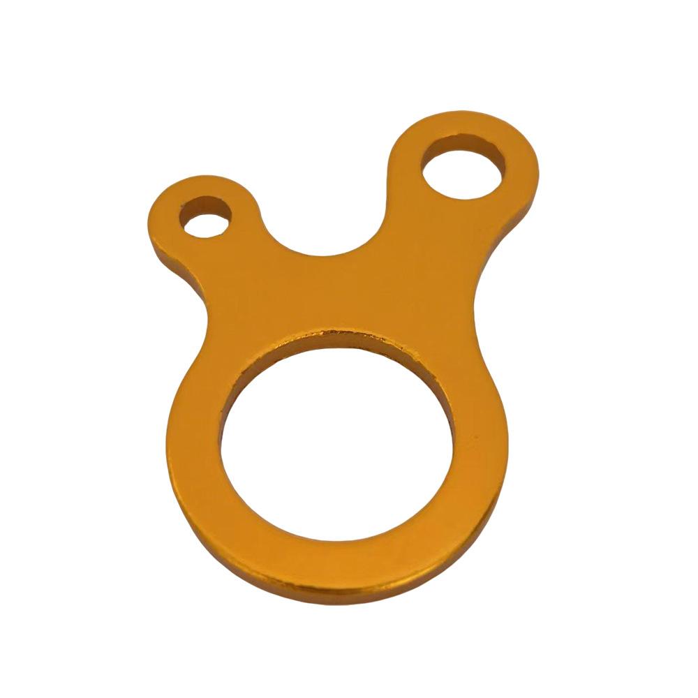

4pcs 3 Hole Aluminum Alloy Rope Adjuster Fast Knot Rope Buckle Anti-Slip Tent Wind Rope Tightener Camping Accessories