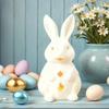 Creative Bunny Candle Holder Cute Bunny Easter Decoration Rabbit Candlestick  Home Decoration