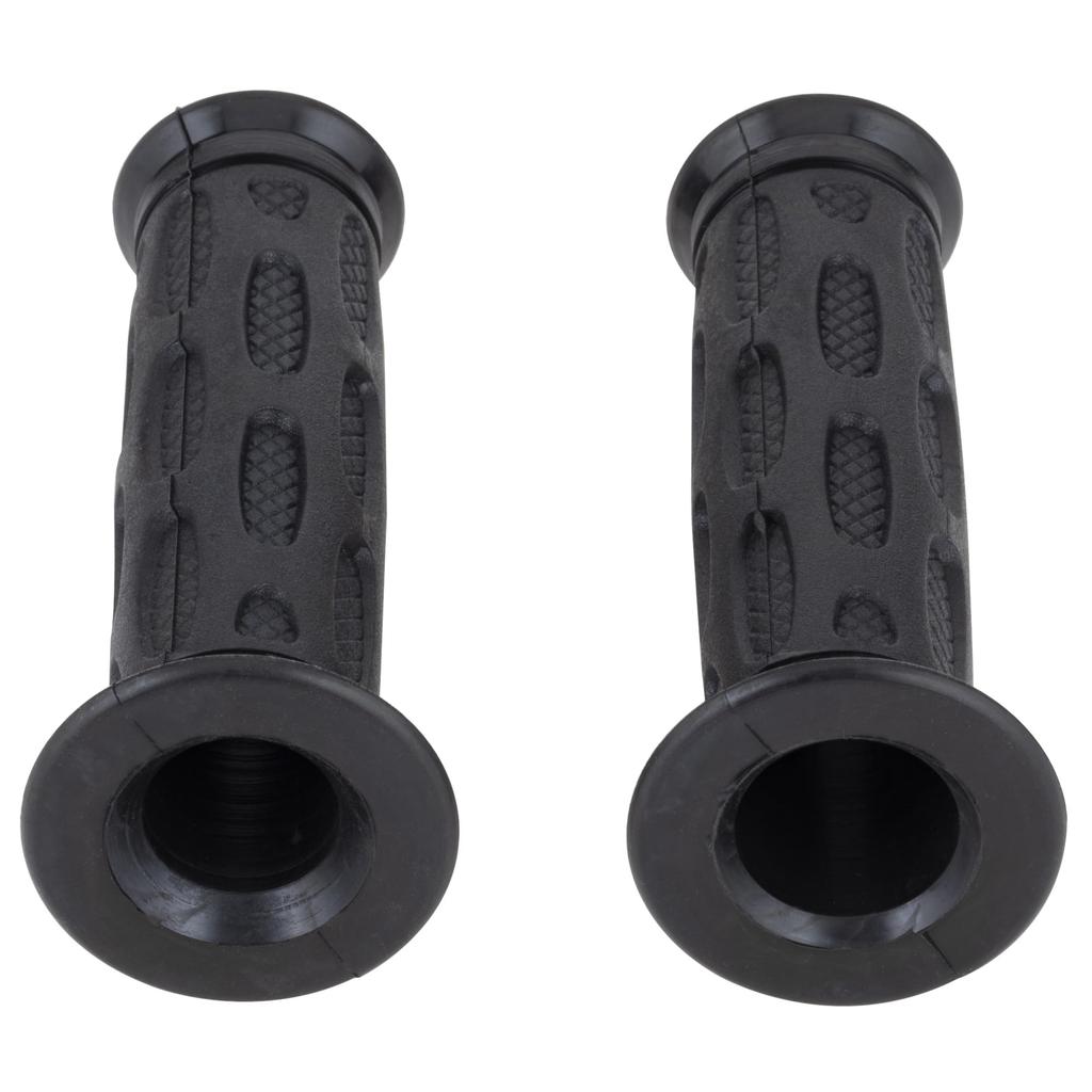 Kijima 201-6466 Motorcycle Parts Oval Dimple NEO Grip, Piercing Type, Black, 4.9 X 0.8 Inches (125 X 22.2 Mm)