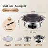 Smokeless Charcoal Grill Set with Tea-Boiling Feature, Ideal for Outdoor and Household Use.