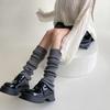 Yousheng 1 Pair Winter Leg Warmers Warm Japanese Style JK Leg Sleeves Strips Stretchy Fit Knitting Calf Socks Party Sports Yoga Dance