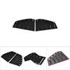 Pair of Side Vent Window Scoop Louver Trim Car Modification Fit for R Mk6 2009 2013Glossy Black
