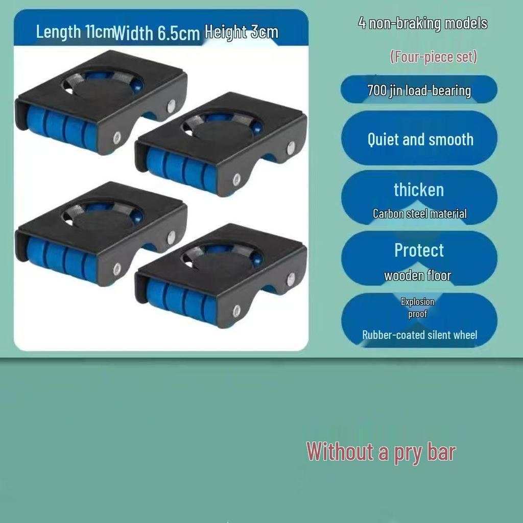 Heavy-Duty Mobile Appliance Stand with Casters