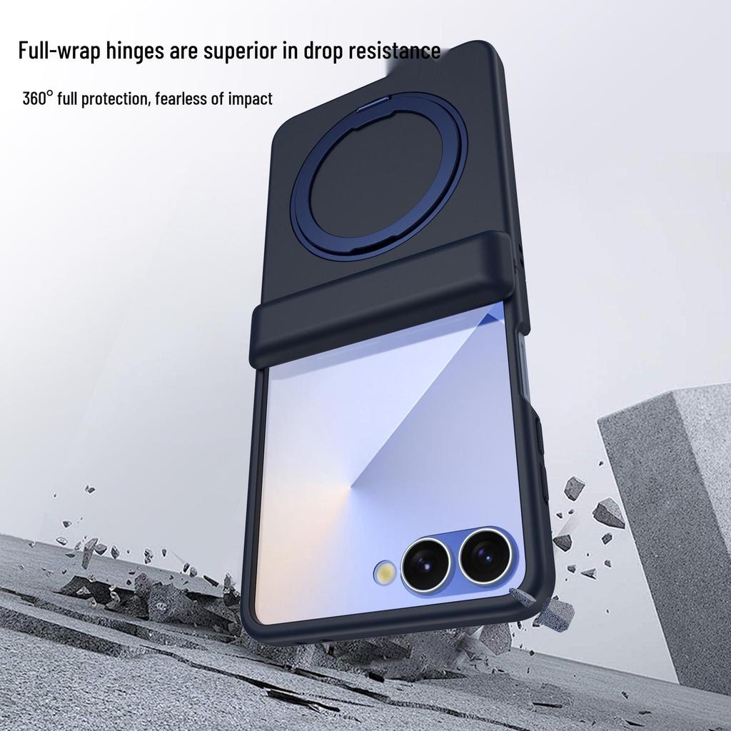 Samsung Z Flip7 360° drehbare magnetische Handyhülle mit MagSafe-Ständer-Kompatibilität