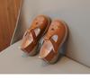 Girls' Soft Sole Leather Shoes - 2025 Spring/Summer Princess Style, Solid Color, Casual Korean Design