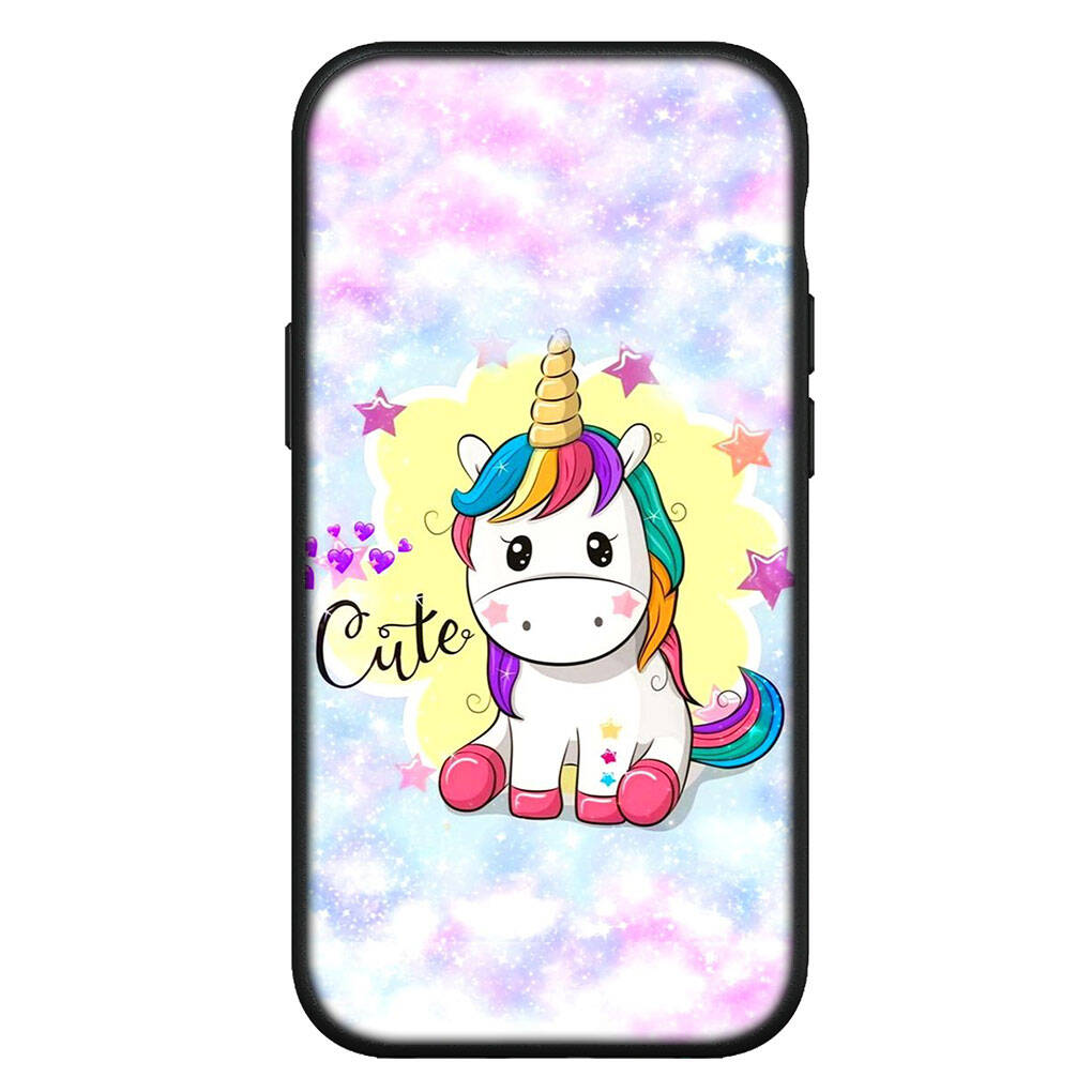 for iPhone 17 16 15 Xiaomi Poco F7 F8 X7 X6 C85 C75 C71 M8 Redmi Note 14 13 12 11 Pro Max 14C 13C 15C A3 A4 Phone Case Unicorn Colorful Rainbow Horse