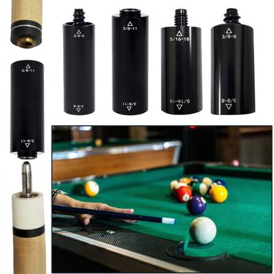 Αλουμινένιο Billiards Pool Cue Extension Heavy Duty Snooker Pool Cue μεσαίου άξονα Επέκταση προσαρμογέα λαβή Αξεσουάρ μπιλιάρδου