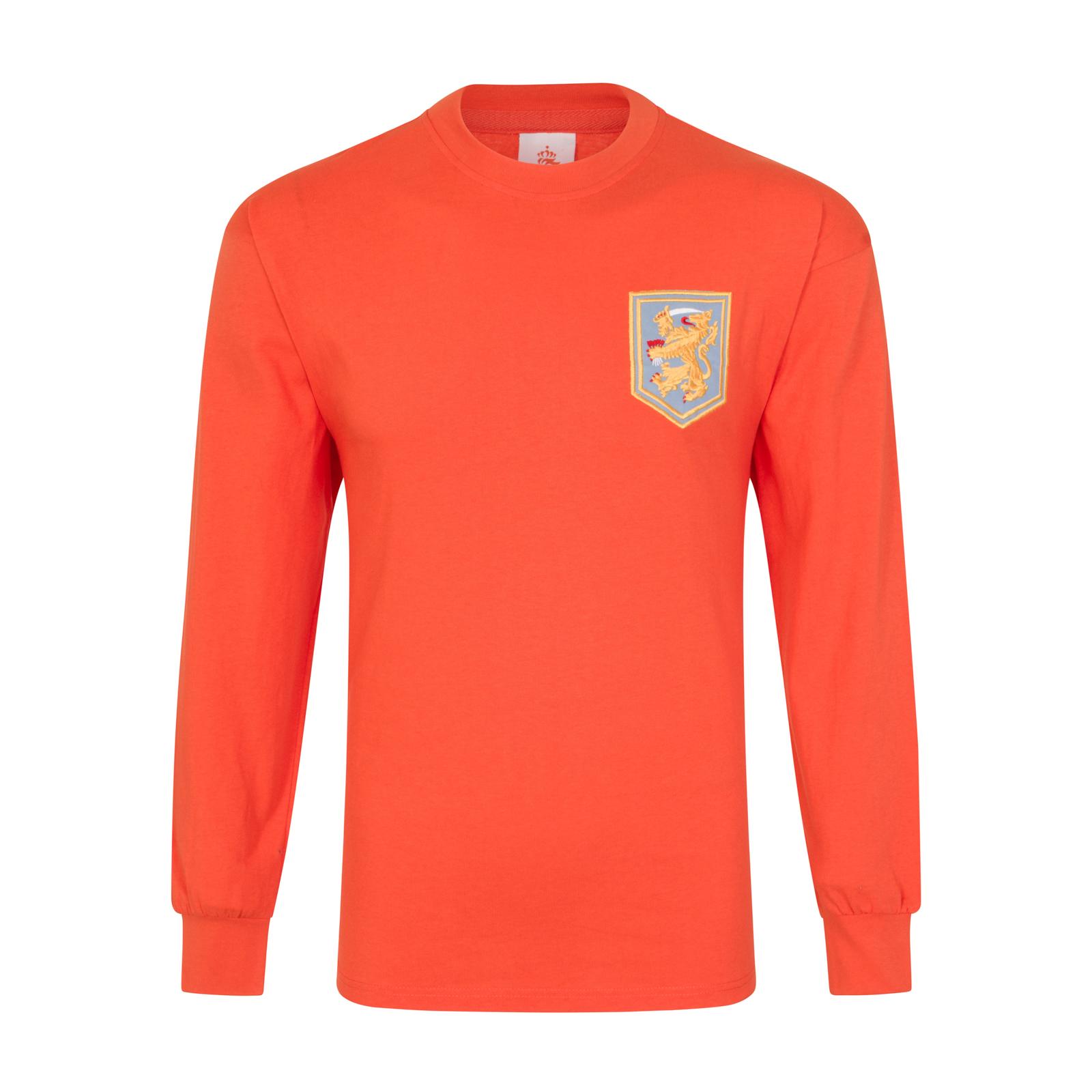 Pertemba FR - Apparel Holland Heren 1968 Retro T-shirt met Lange Mouwen S