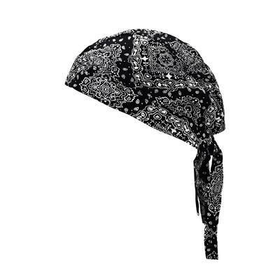 Trifong Bandana-Kappe, Baumwolle, Paisley-Muster, Piratenhut, schnelltrocknend, schweißableitend, atmungsaktiv, Sommer, UV-Schutz, Do-rag, Innenkappe, Fahrradhelm,