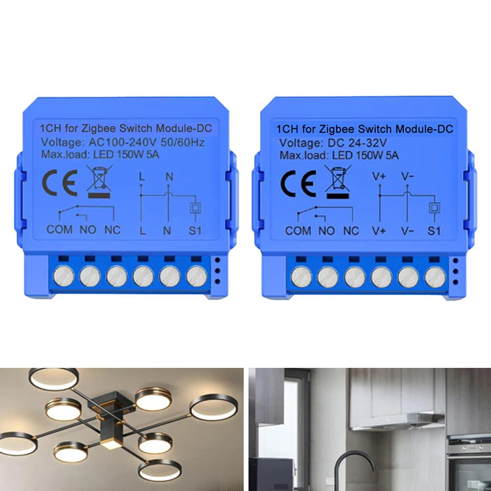 Smart Switch Module Compatible with For Tuya and For ZigBee Remotely Controlled Mini Device for Various Scenarios