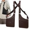 Retro-Träger-Umhängetasche, Multifunktionale Umhängetasche, Outdoor-Sportjacke, Handytasche