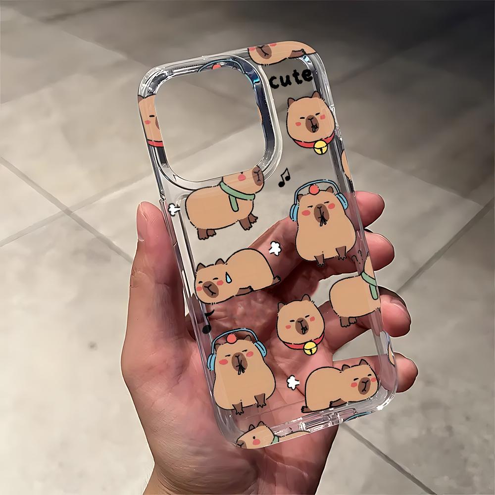 Capybara Cute Cartoon Phone Case for Samsung Galaxy A56 A36 A26 A55 A35 A15 A54 A34 A24 A14 A05 A04 A13 A73 A53 4G 5G Back Cover