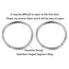 Nose Ring Stainless Steel Body Jewelry Tragus Septum Piercing Cartilage Hoop