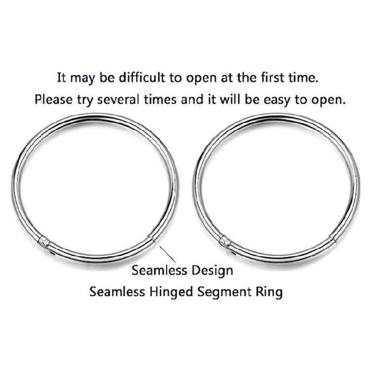 Nose Ring Stainless Steel Body Jewelry Tragus Septum Piercing Cartilage Hoop