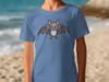Cute Bat T-Shirt, Cartoon Animal Tee, Kawaii Bat Graphic Shirt, Spooky Cute T Shirt, Animal Lover Gift, Halloween Bat T-Shirt