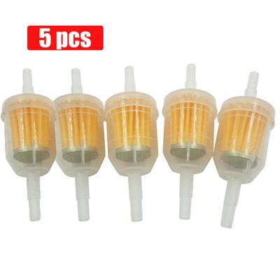 5/10pcs  6MM-8MM 1/4"  Gas Inline Fuel Filter Auto Moto  Inner Filters Pipes  Gas/fuel Filters For Lawn Mower Small  Engine
