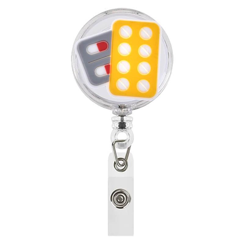 1pc Health Care Retractable Badge Reel Clips for Nurse Doctor Hospital Medical Workers Kawaii Business Card Holder Accessories