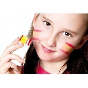 

Peinture Visage - Drapeau Espagne - Rouge - Enfant - Mixte