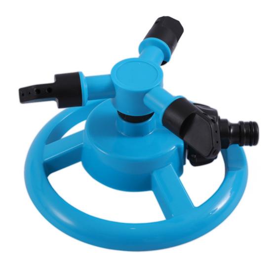 

Водяной разбрызгиватель с 2 режимами распыления Высокое давление Широкий охват Легкая установка Вращающийся на 360 градусов газонный разбрызгиватель синий