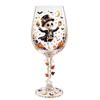 Unique Cup Halloween Wine Glass, Spooky Ghost Cat Witch Pumpkin Drinking Glass for Artistic Kitchen Drinkware Wines, Cocktails, Spirits, Holiday