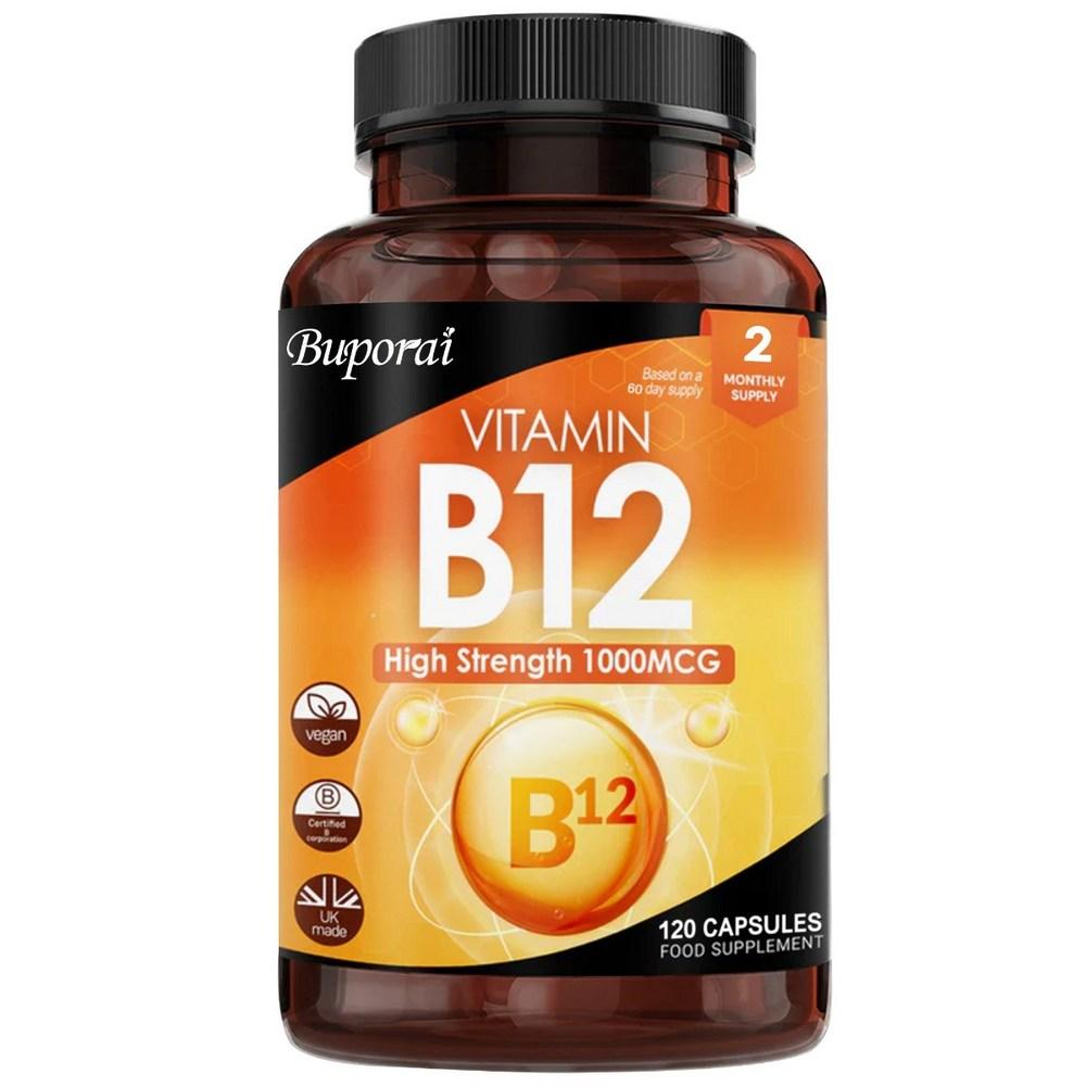 Vitamin B12 1000mcg High-Intensity, Sustained-Release, Maximum Absorption B12 Supplement contributes to fatigue reduction. 1 pcs, 60 Tablets