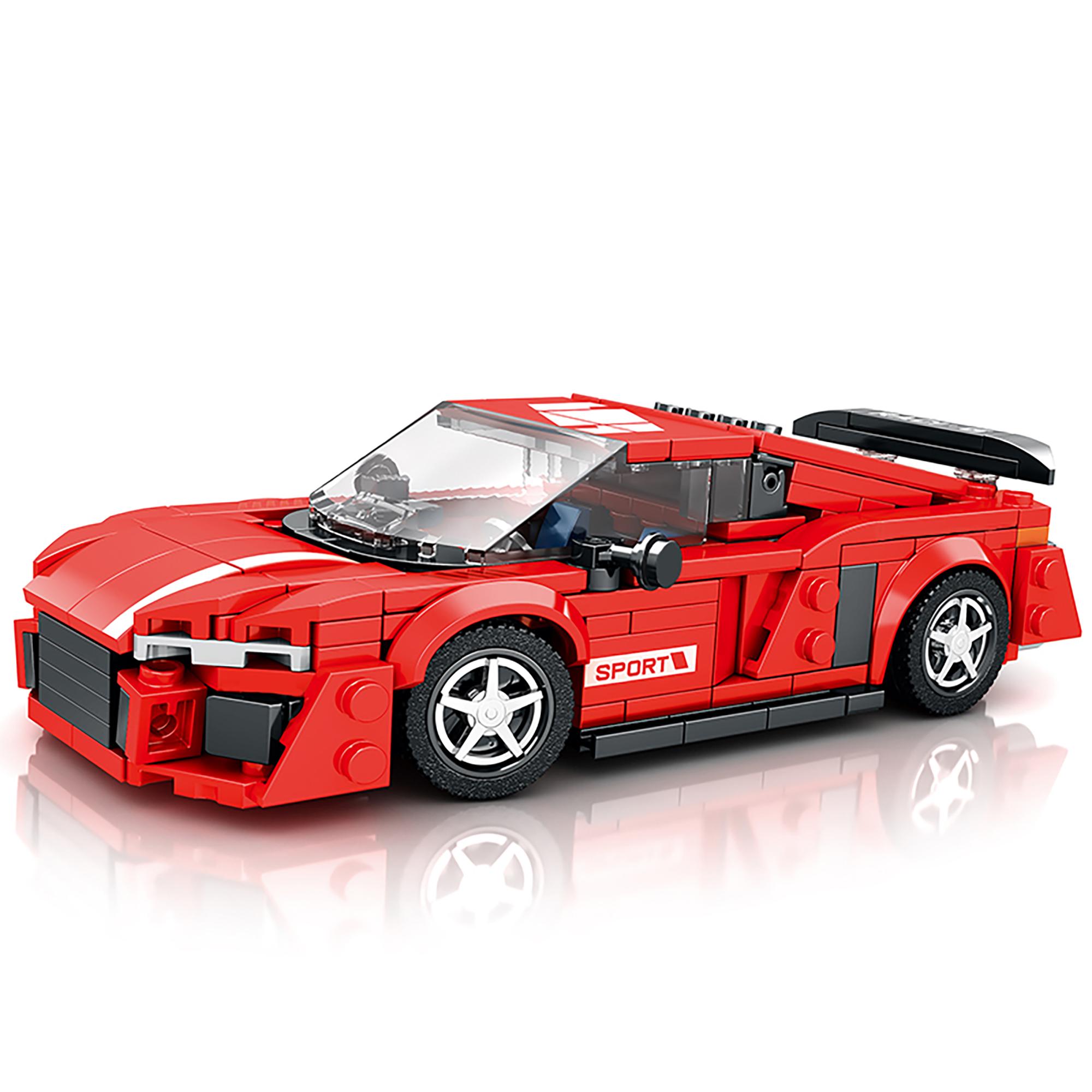 

R8 Speed Race Car Building Blocks Sports Race Car Building Set Collectible Racing Vehicle Gift Idea for Kids Teen 413 шт.