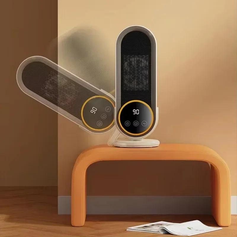 1200W Winter Heater Portable Touch Screen Electric Heater with Remote Control Timer Hand Warmer Desktop Heater for Home Office