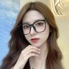 New Large Frame Anti-Blue Light Prescription Glasses - Korean Style for Men & Women, European & American Fashion, Internet Celebrity Trend
