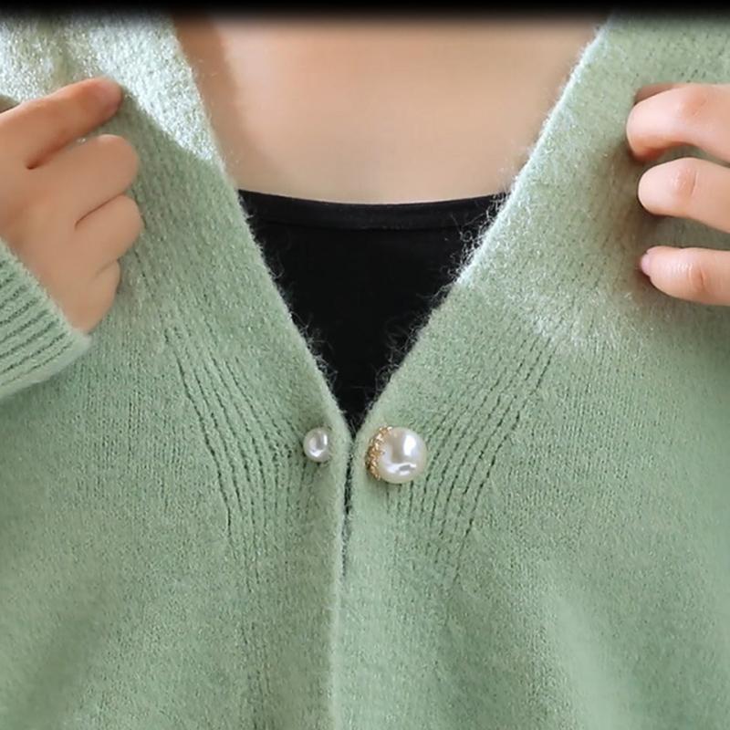 Perlen Sicherheitsnadeln Vintage Mode Simulierte Perle Brosche Pin Schmuck Ornamente für Schal Mantel Tasche Kleidung Dekoration Zubehör