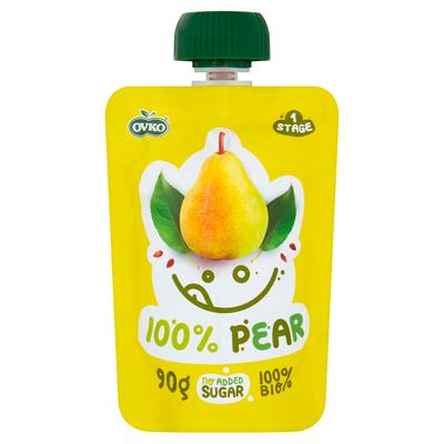 Ovko hruškové pyré 90 g Hruškové pyré po 6 měsících věku BIO 90 g