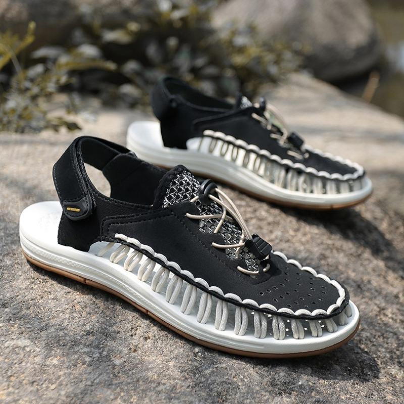 Summer New Men's Sandals High Quality Handmade Weaving Casual Sandals Fashion Couple's Beach Sandals Outdoor Water Shoes for Men