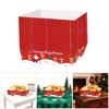 20Pcs Festival Paper Snack Plates Holiday Dinnerware For Christmas Gatherings Cookie Treats Biodegradable Serving Trays