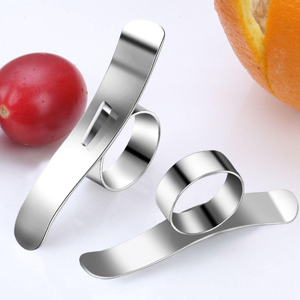 

Skin Remover Convenient Easy Open High Quality Slicer Fruit Skin Remover Orange Peelers Lemon Parer серебряный