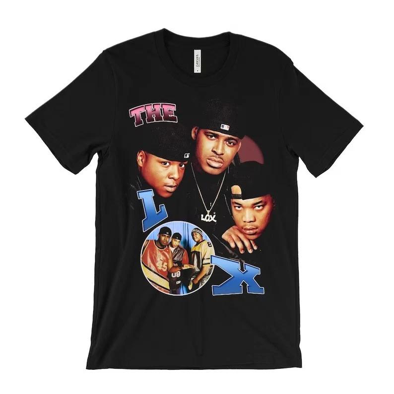 The Lox T shirt - The Score - Sheek Louch, Styles P and Jadakiss, 2000s, 90s XL