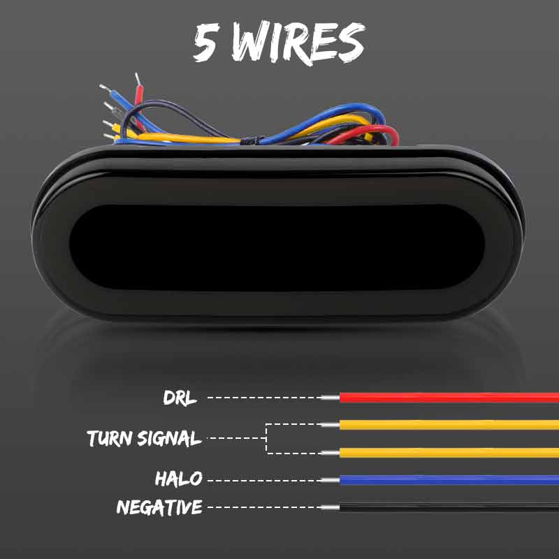 Oval 3 in 1 LED Tail Lights 68led Dynamic Flowing Turn Signal Light DRL Tail Running Light For Car Truck Trailer Lorry 12V 24V