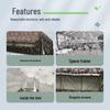 Jingliansheng Five-Arch Folding Camouflage Mesh Command Tent