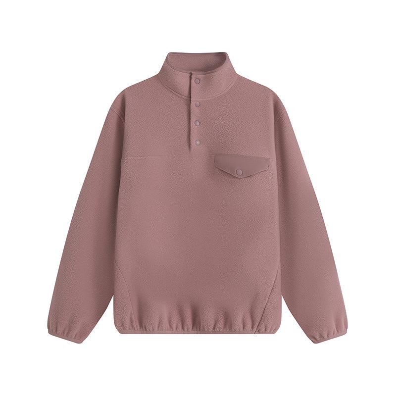 

Женская легкая флисовая куртка-пуловер со стойкой M