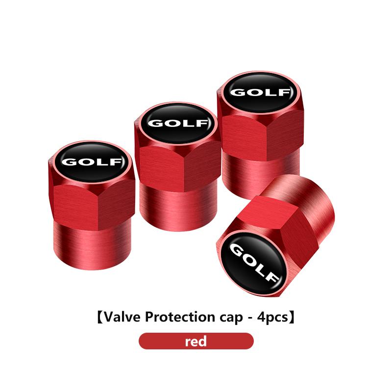 

2026 Hot For VOLKSWAGEN VW 4pcs Car Wheel Tire Valve Tyre Caps Universal Auto Accessories For Volkswagen VW Golf Jetta Passat mk