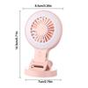 Mini Mobile Fill Light Fan Ultra-Quiet Makeup Facial Beauty Lamp Creative Fan