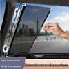 Automatic Retractable Car Windshield Sunshade Curtain - Heat Insulation & Sun Protection Roller Blind