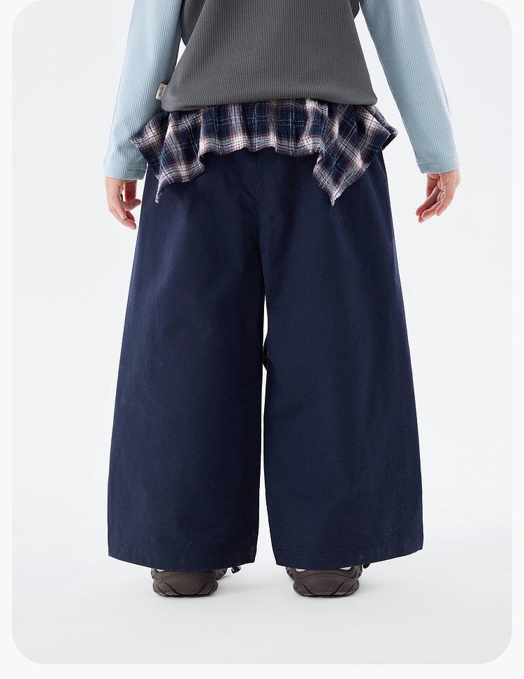 2026 Spring Girls' Wide-Leg Cargo Pants - New Arrival by Dudu Home